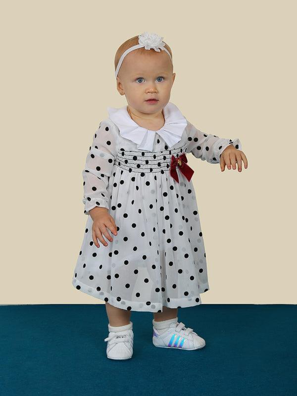 Baby black and shop white polka dot dress