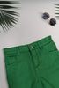 One Friday Kids Boys 100% Cotton Green Shorts