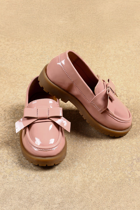 One Friday Girls Pink Casual Loafers