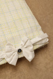 One Friday Kids Girls Lemon Boucle Dress