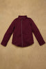 One Friday Kids Boys Burgundy Solid Shirt