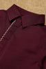 One Friday Kids Boys Burgundy Solid Shirt