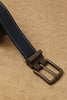 One Friday Blue Synthetic Leather Plain PU Belt