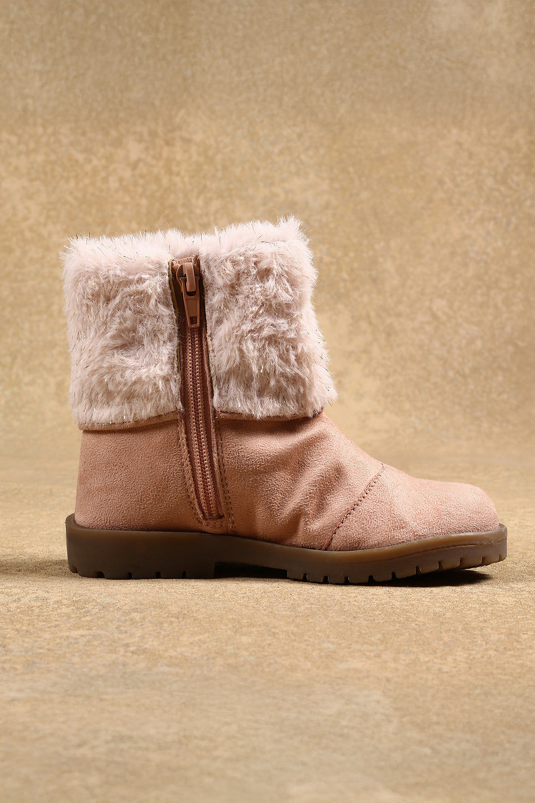 One Friday Girls Pink Solid Boots