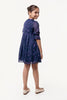 One Friday Navy Blue Star Print Dress - One Friday World