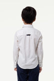 One Friday Off White Solid OF Shirt - One Friday World