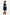 One Friday Baby Girls Navy Blue Round Neck Dress With Top - One Friday World
