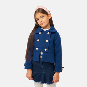 One Friday Kids Girls Navy Blue Jacket
