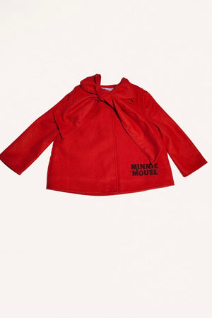One Friday Kids Girls Red Classic Solid Jacket