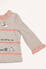 One Friday Baby Girls Graphic Marie Print Long Sleeve Cotton Sweatshirt