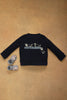 One Friday Baby Boys Navy Blue Round Neck Sweatshirt