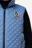 One Friday Kids Boys Half Sleeve Blue Quilted Jacket