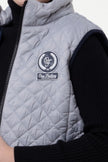 One Friday Kids Boys Half Sleeve Grey Quilted Jacket