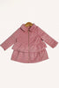 Varsity Chic Pink Puffer Dreams Overcoat for Girls