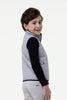 One Friday Kids Boys Half Sleeve Grey Quilted Jacket