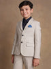 One Friday Kids Boys Grey Solid Blazer