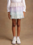 One Friday Kids Girls Multi Sequins Skirt