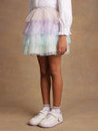 One Friday Kids Girls Multi Sequins Skirt