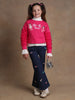 One Friday Girls Pink Doll House Themed Sweatshirt