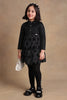 One Friday Kids Girls Fabric Star Printed Little Black Dress