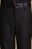 One Friday Kids Boys Black Solid 2Piece Suit