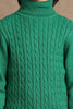 One Friday Kids Boys Green Solid Sweater