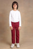 One Friday Kids Boys Red Solid Trouser