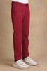 One Friday Kids Boys Red Solid Trouser