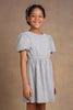 One Friday Kids Girls Silver Sequinned Dress