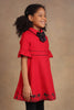 One Friday Kids Girls Red Solid Dress