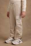 One Friday Kids Boys Beige Solid Pyjama