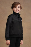 One Friday Kids Boys Black Solid Jacket