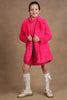 One Friday Kids Girls Peppy Pink Fleece Overcoat