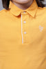 One Friday Kids Boys Yellow Cotton Polo Neck T-shirt