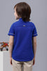 One Friday Kids Boys Royal Blue Chinese Collar Shirt - One Friday World