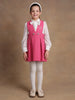 One Friday Girls Pink Boucle Dress