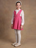 One Friday Girls Pink Boucle Dress