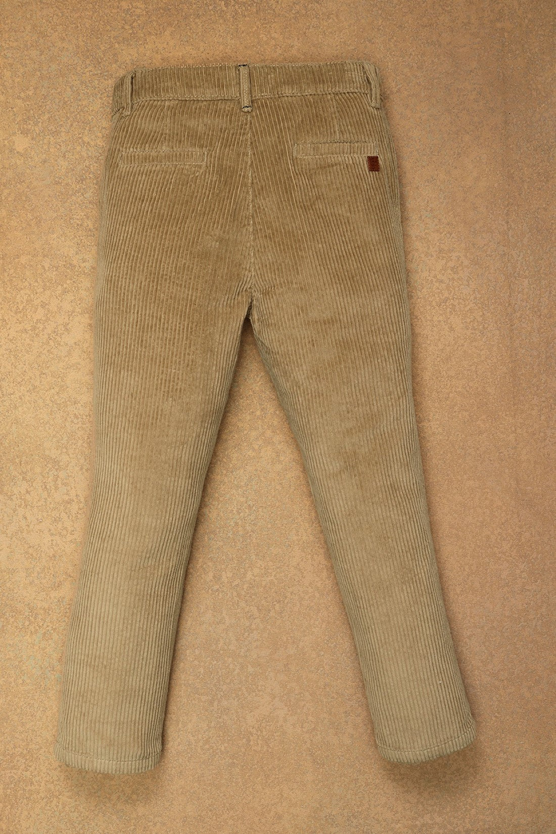 One Friday Kids Boys Beige 100% Cotton Corduroy Trouser