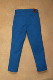 One Friday Kids Boys Blue Regular Fit Cotton Trouser