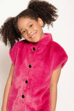 One Friday Kids Girls Sleeveless Tailored Jacket