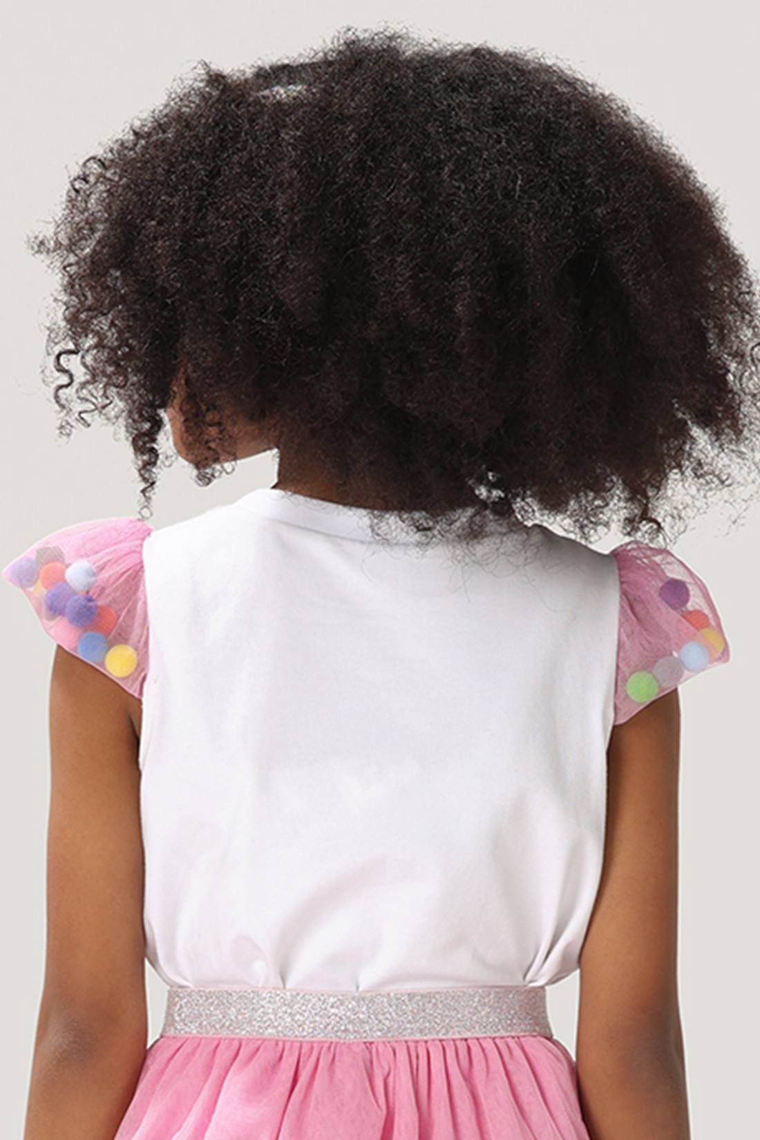 One Friday Kids Girls White Candy Top