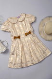 One Friday Girls Golden Apple Dress - One Friday World