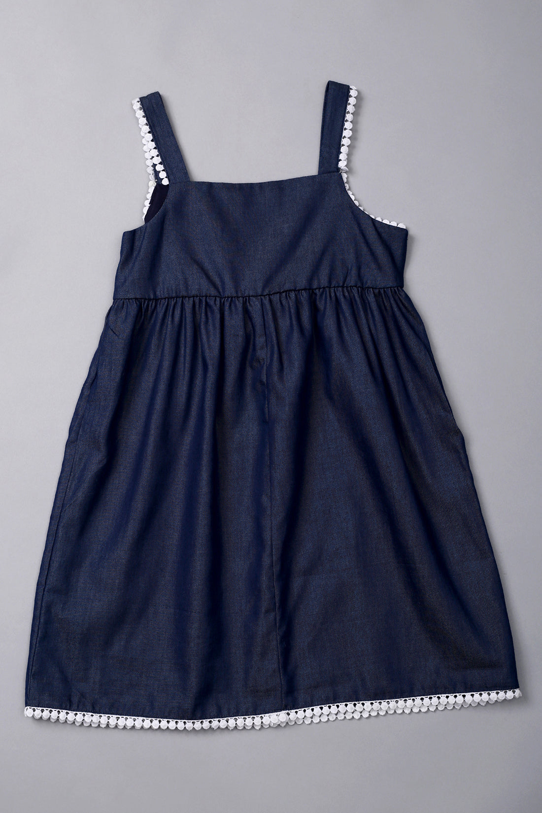 One Friday Blue Strappy Bow Dress