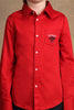 One Friday Kids Boys Red Collared Shirt