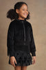 One Friday Kids Girls Black Crop Jacket