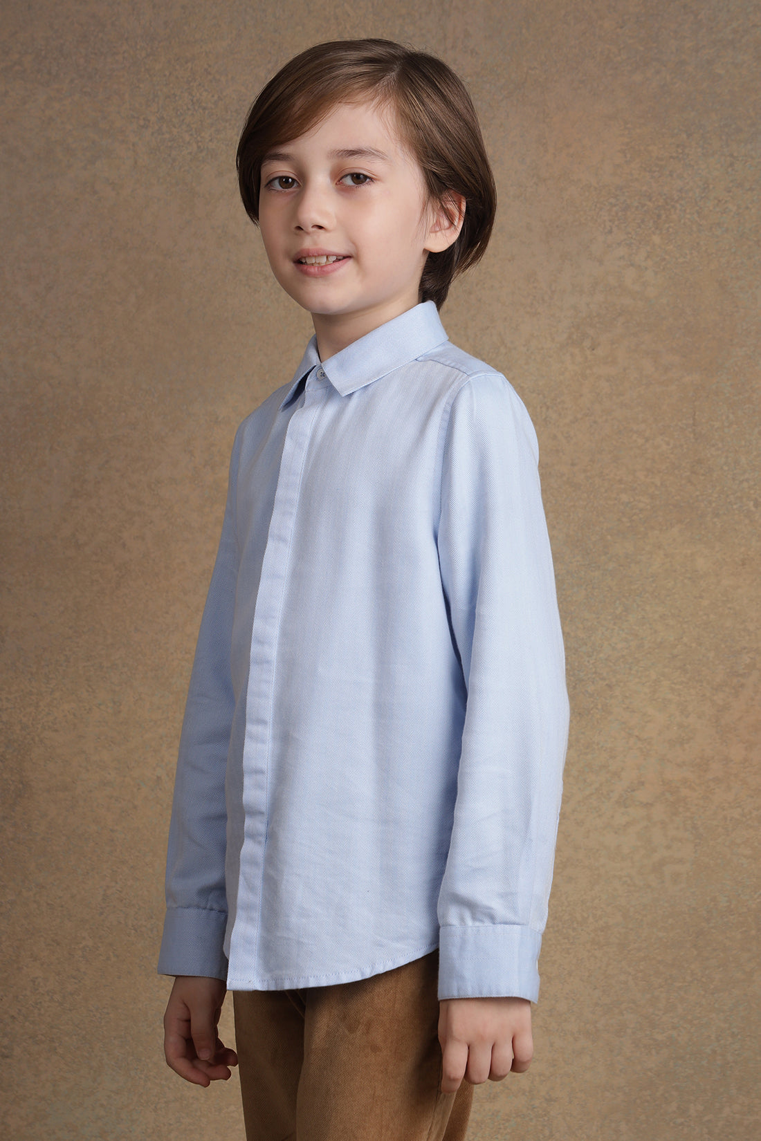 One Friday Kids Boys Blue Formal Full sleeves Shirt