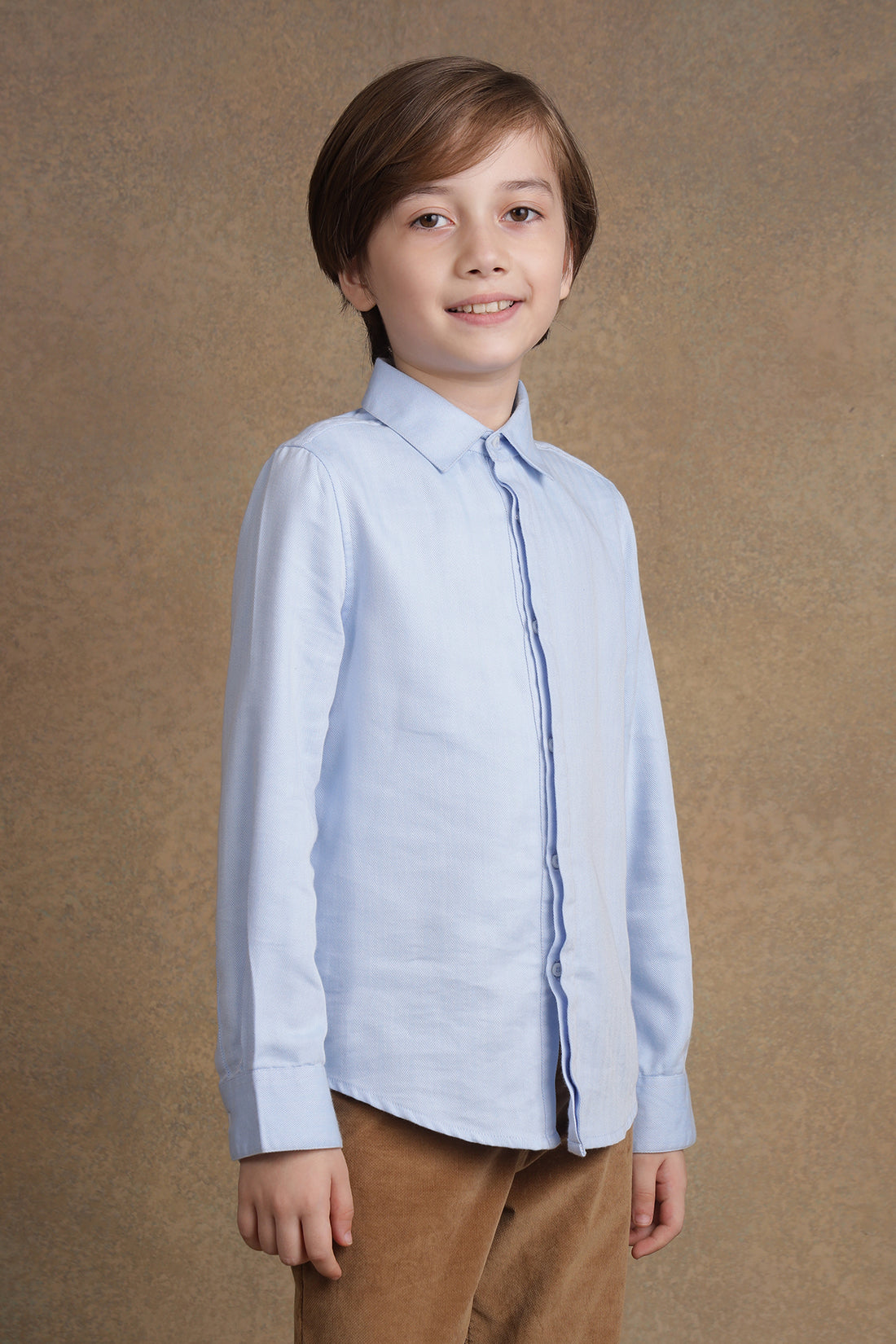 One Friday Kids Boys Blue Formal Full sleeves Shirt