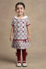 One Friday Baby Girls Red & White Checks Dress