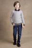 One Friday Boys Grey Solid Sweater