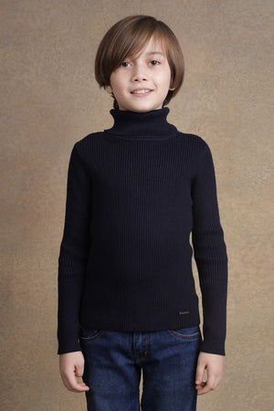 Boys black jumper best sale